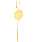 Maliha Earpin: lightweight, cultural gold brass earpin for heartfelt gifting and versatile style