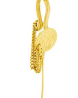 Maliha Spice Earrings: lightweight, spirited brass earrings for joyful, culturally rich styling- front view