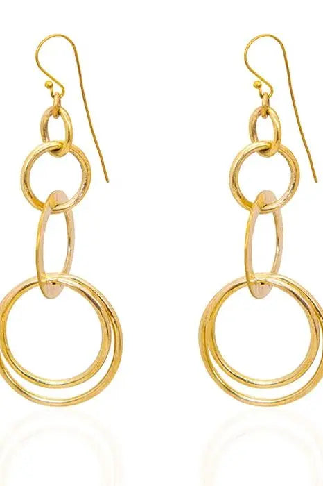 Richa Afri Afro Earrings, a symbol of cultural pride and refined elegance, crafted to inspire self-expression-overhead view