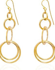 Richa Afri Afro Earrings, a symbol of cultural pride and refined elegance, crafted to inspire self-expression-overhead view