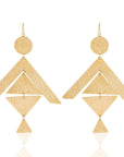 Tazami Earrings: lightweight, versatile, and enchanting for effortless style. Perfect for inspiring everyday elegance or gifting-top view