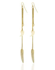 Venus Long Chain Earrings: Chic, versatile, and eye-catching. Perfect for gifting or special occasions, crafted with care for a sleek, unforgettable look