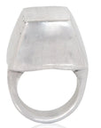 Zaamat Aluminum Ring: A sleek, eco-friendly ring that blends contemporary design with lasting durability. | Adele Dejak-over head view