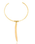 The Zahida Sultana Brass Pendant Necklace offers a refined blend of heritage and lasting beauty-front view