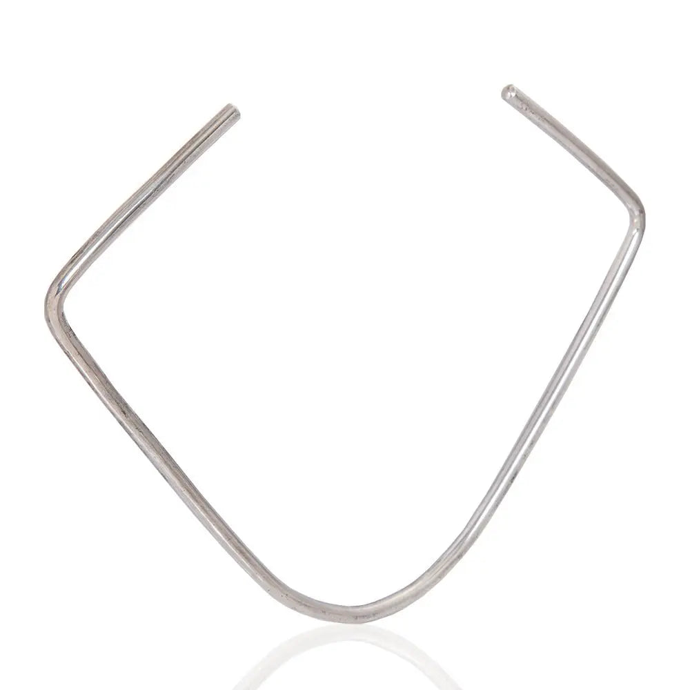 Zaraha Aluminum Choker: lightweight, minimalist, empowering, and chic jewelry for bold, refined style-top view