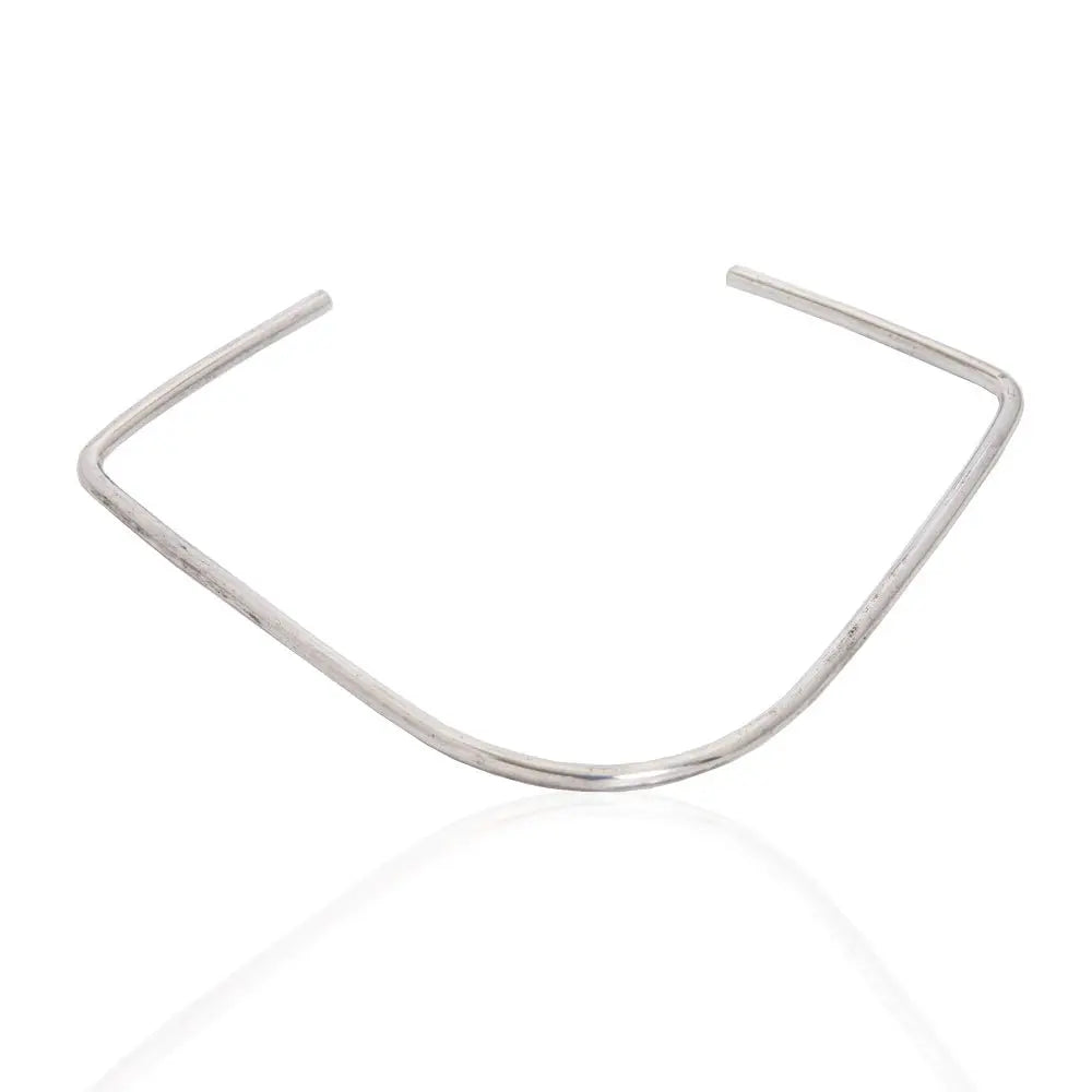Zaraha Aluminum Choker: lightweight, minimalist, empowering, and chic jewelry for bold, refined style-front view