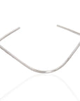 Zaraha Aluminum Choker: lightweight, minimalist, empowering, and chic jewelry for bold, refined style-front view