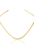 Zaraha Brass Choker: strength-inspired, belief-infused wearable art, bold design, timeless appeal, perfect for day-to-night elegance-front view