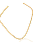Zaraha Brass Choker: strength-inspired, belief-infused wearable art, bold design, timeless appeal, perfect for day-to-night elegance-top view