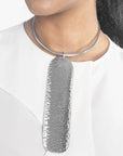 Ayoka Aluminium Hammered Choker Adele Dejak