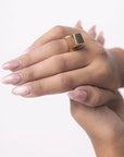Faith Square Ring Adele Dejak
