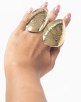 Tumi Brass Statement Ring Adele Dejak