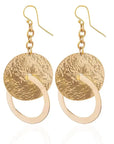 Ziva Brass Earrings Adele Dejak