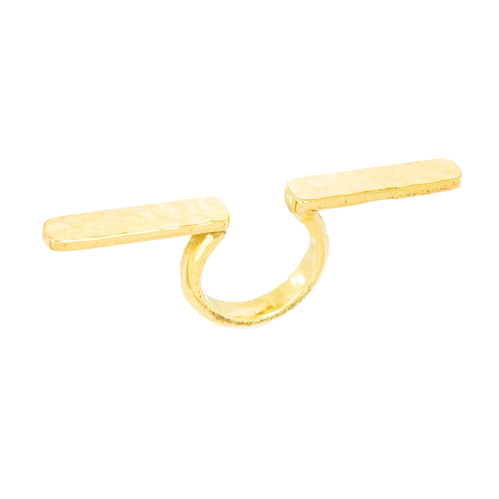 Akuu Brass Statement Ring Ring Adele Dejak 