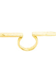Akuu Brass Statement Ring Adele Dejak