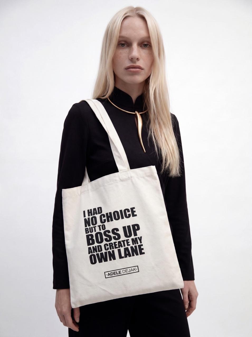 Afro-Boss Up Canvas Tote Bag