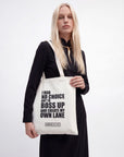 Afro-Boss Up Canvas Tote Bag