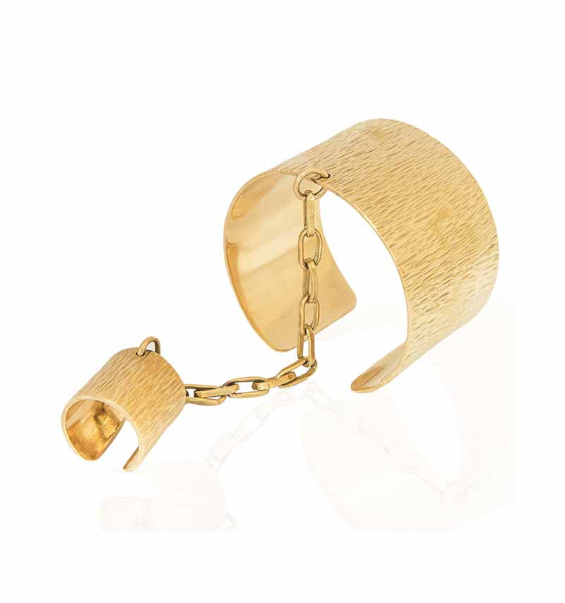 Fuzu Handmade Brass Bracelet