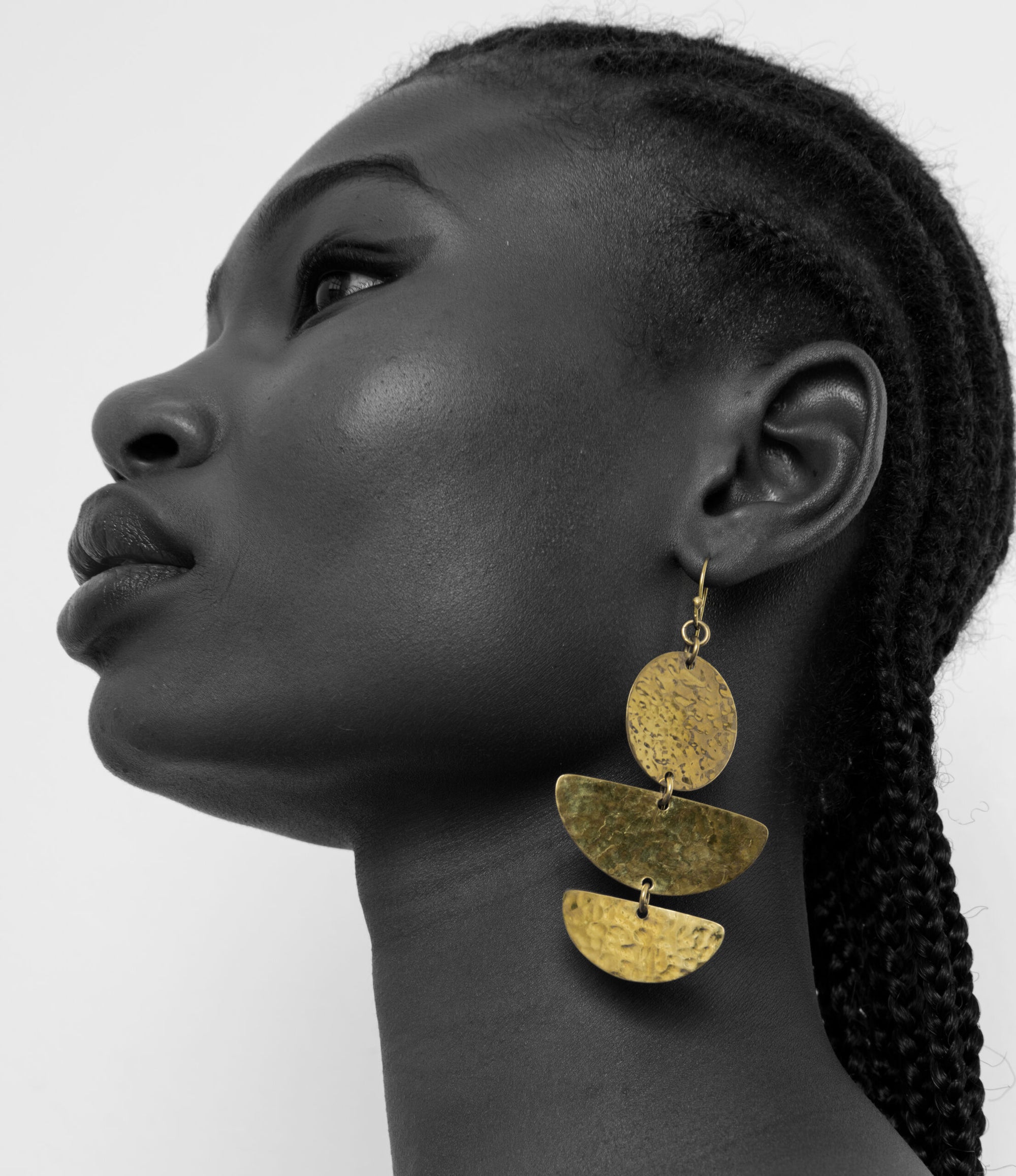 Hanging Brass earring | Adele Dejak