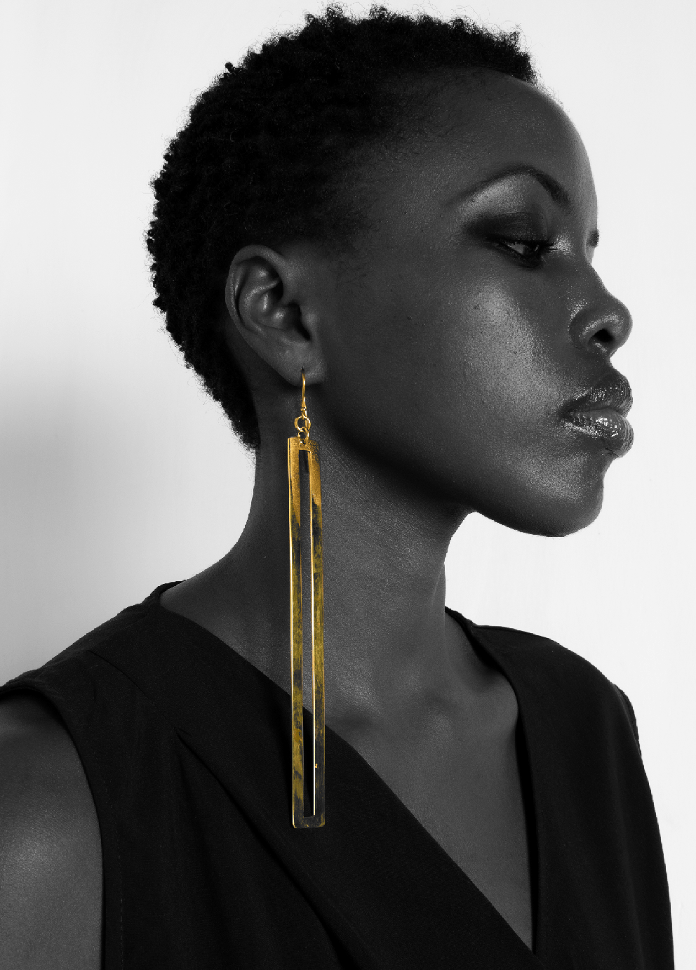 Aode Brass Earrings