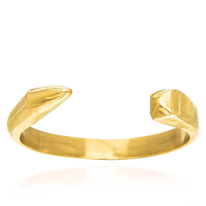 Aurora Brass Cuff Bracelet