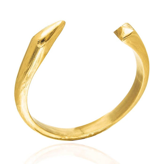 Aurora Brass Cuff Bracelet