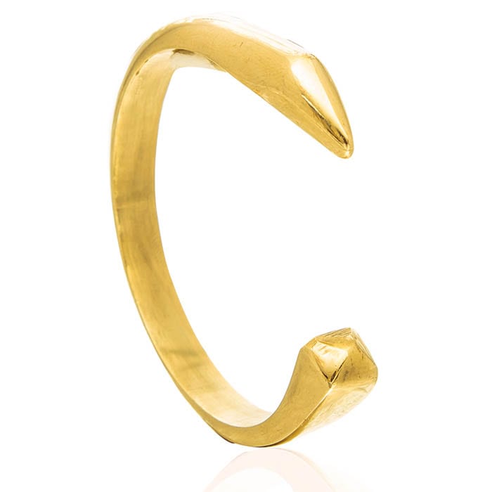 Aurora Brass Cuff Bracelet