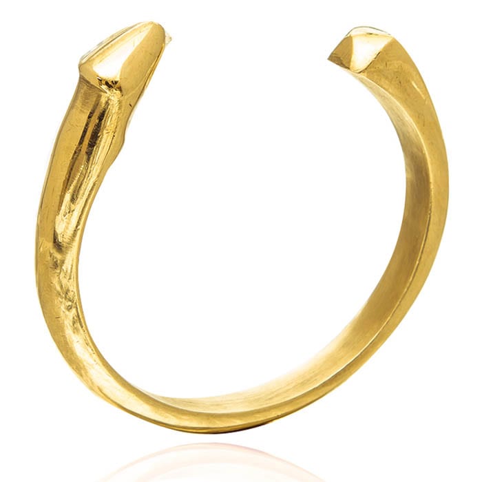 Aurora Brass Cuff Bracelet