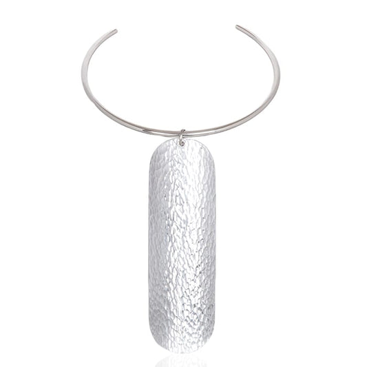 Ayoka Aluminium Hammered Choker