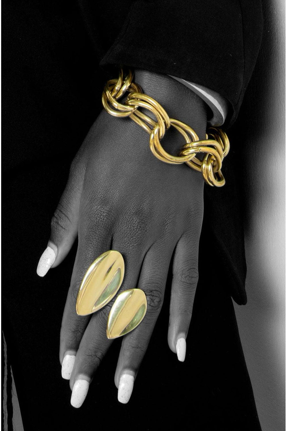 Tumi Brass Statement Ring