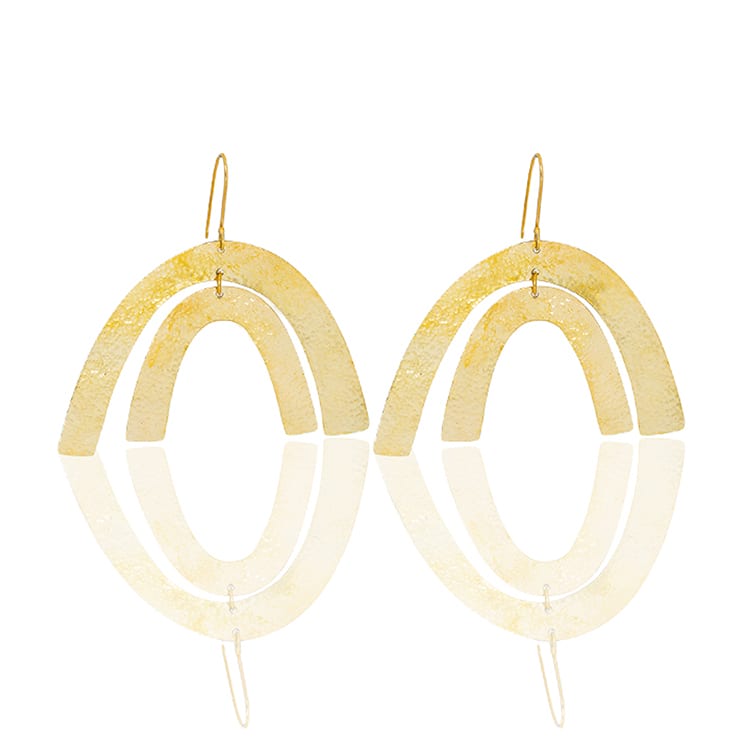 Dhamani Mary Brass Earrings