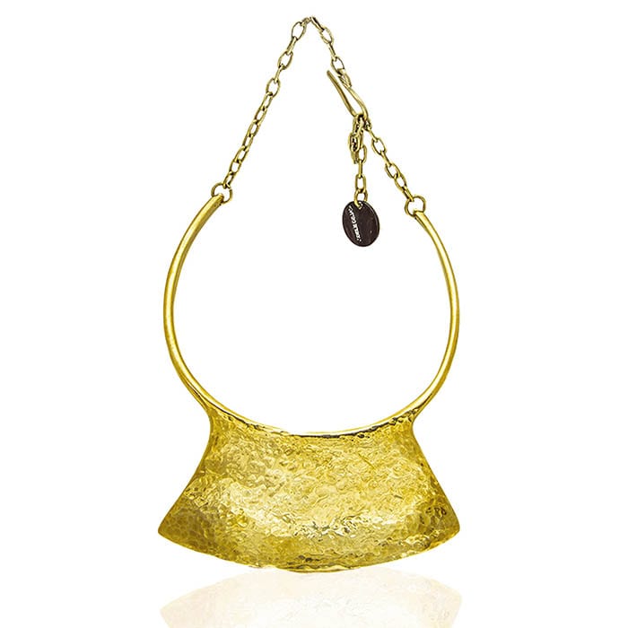 Hediya Brass Statement Necklace